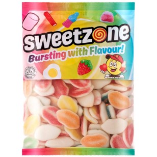 Sweetzone Assorted Sour Lips 1kg Bag Halal Hmc Sweets
